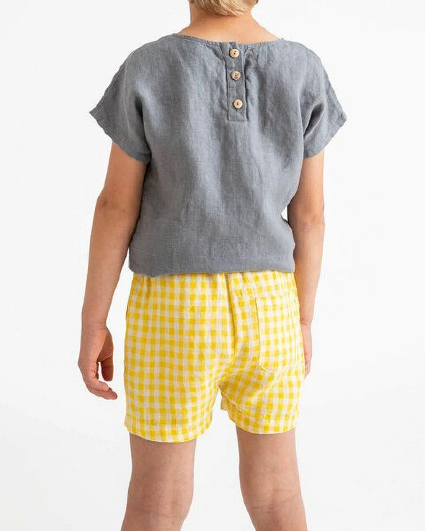 Matona Klassische kurze Hose für Kinder aus Leinen / Classic Shorts – Ansicht 2