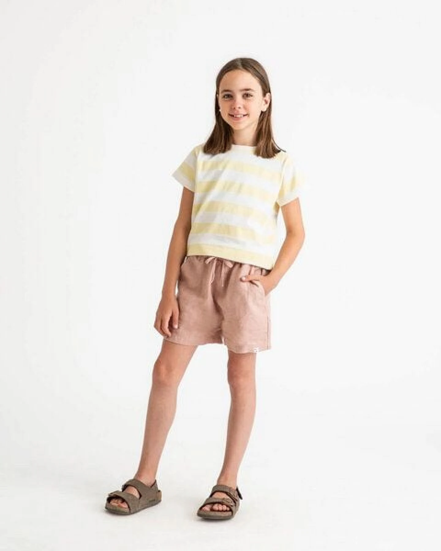 Matona Klassische kurze Hose für Kinder aus Leinen / Classic Shorts – Ansicht 3
