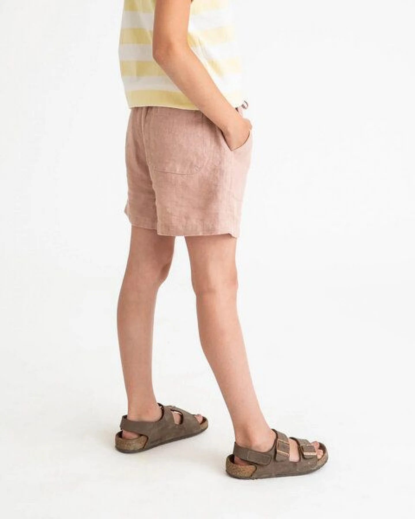 Matona Klassische kurze Hose für Kinder aus Leinen / Classic Shorts – Ansicht 2