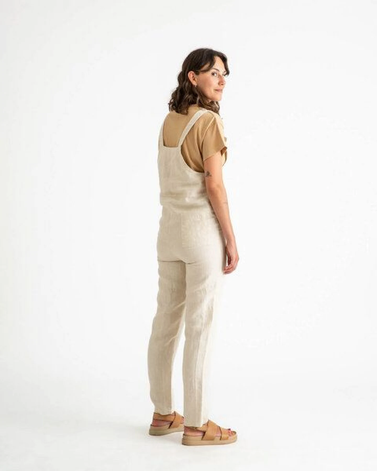 Matona Latzhose für Frauen aus Leinen / Linen Overall – Ansicht 2