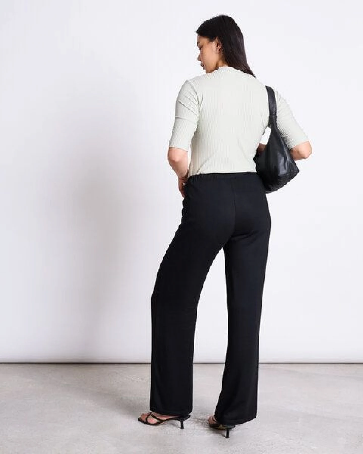 JAN N JUNE Weite Mid Rise Hose STRATH – Ansicht 2