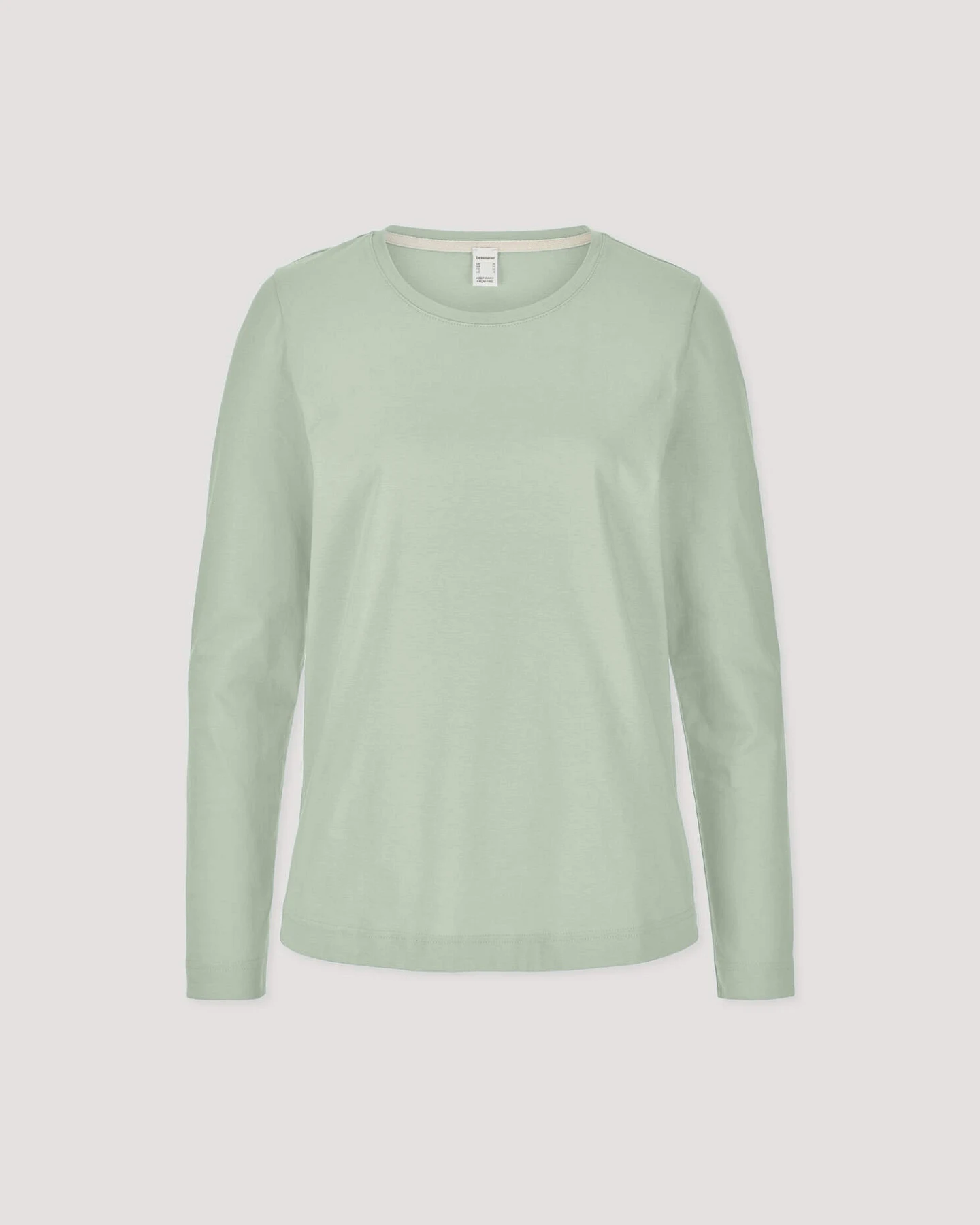 hessnatur Damen Schlaf Shirt PURE COTTON aus Bio-Baumwolle - grün - Größe 36 – Ansicht 3