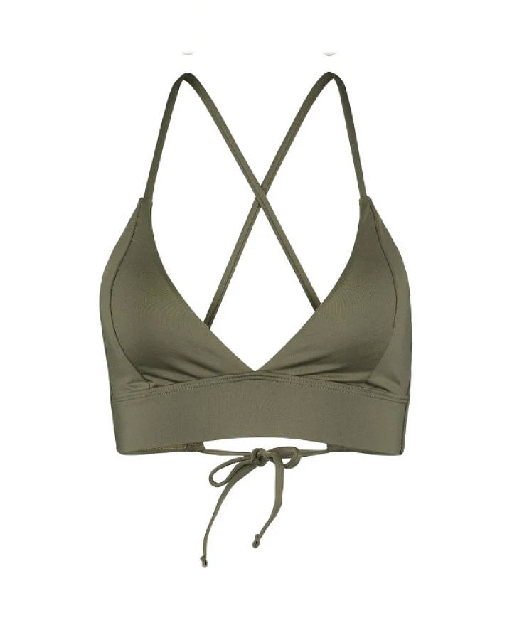 DEDICATED - Women's Bikini Top Alva - Bikini-Top Gr XS oliv