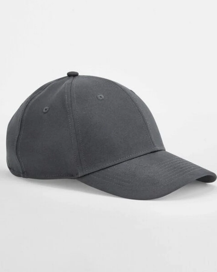 Beechfield Herren atmungsaktive Cap mit verstellbarer Schiebeschnalle und gebogenem Schirm