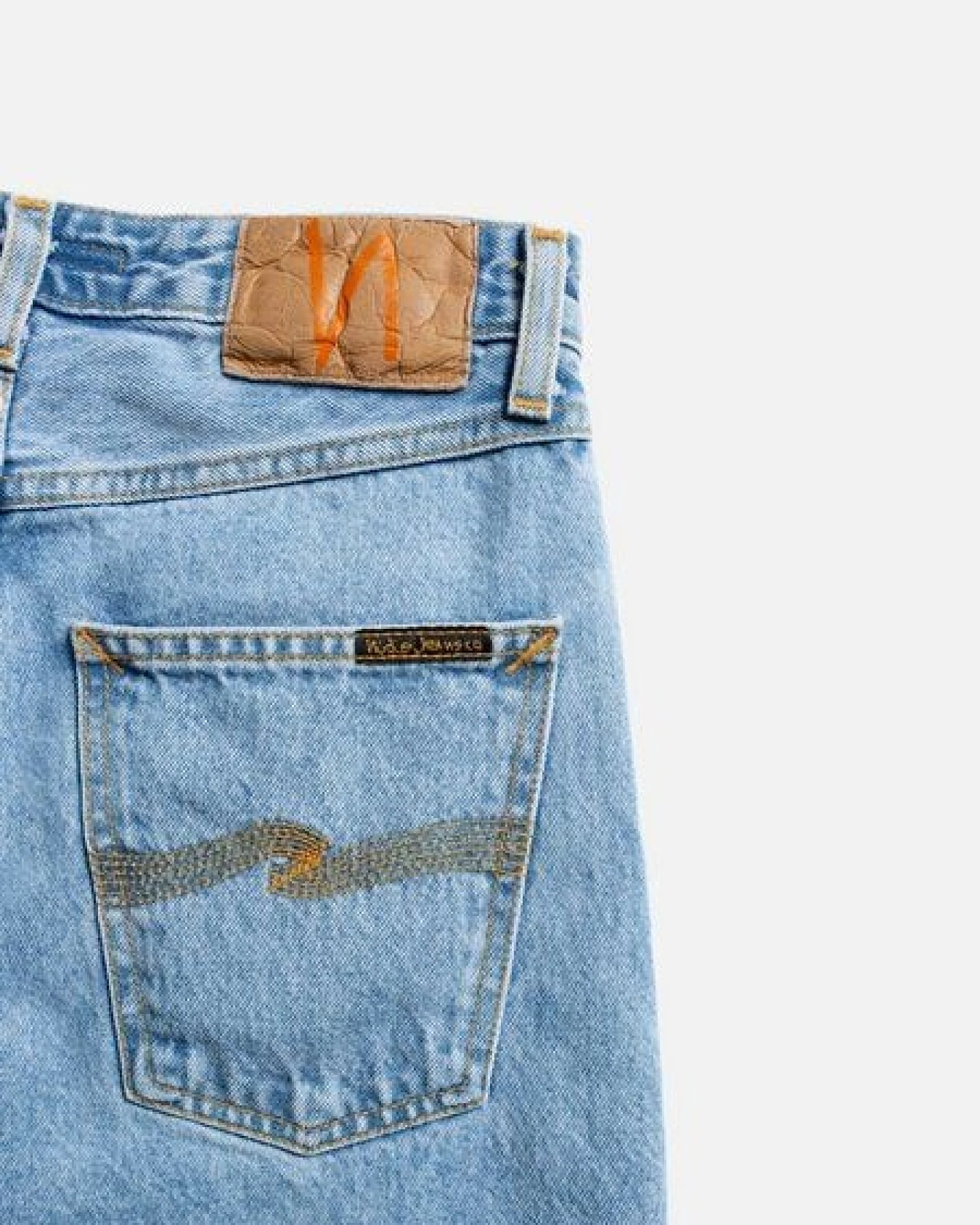Nudie Jeans Gerade Jeans Lofty Lo - Summer Clouds – Ansicht 3