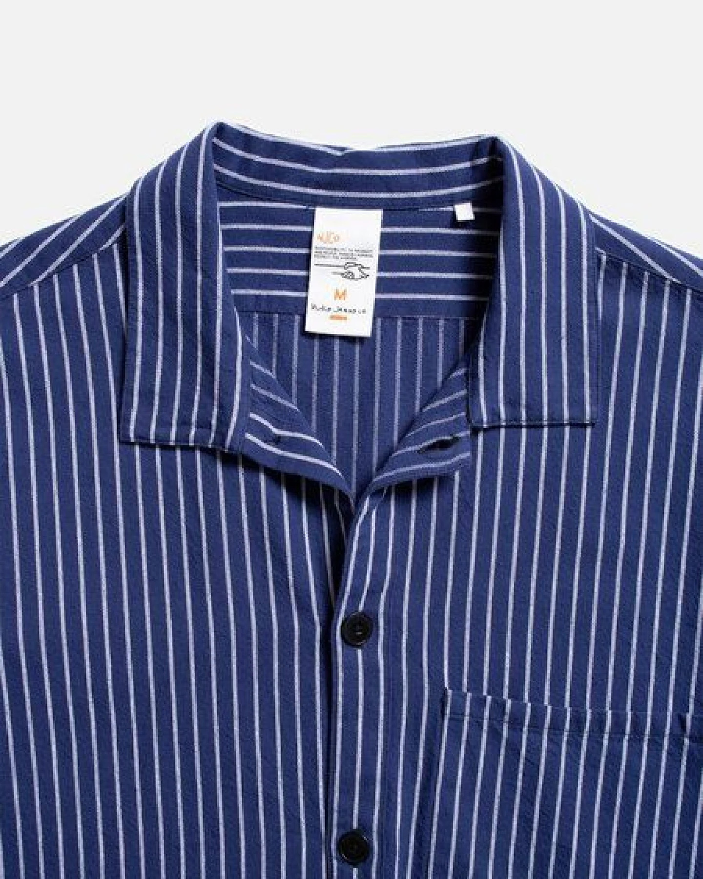 Nudie Jeans Berra Striped Worker Shirt - Blue – Ansicht 2