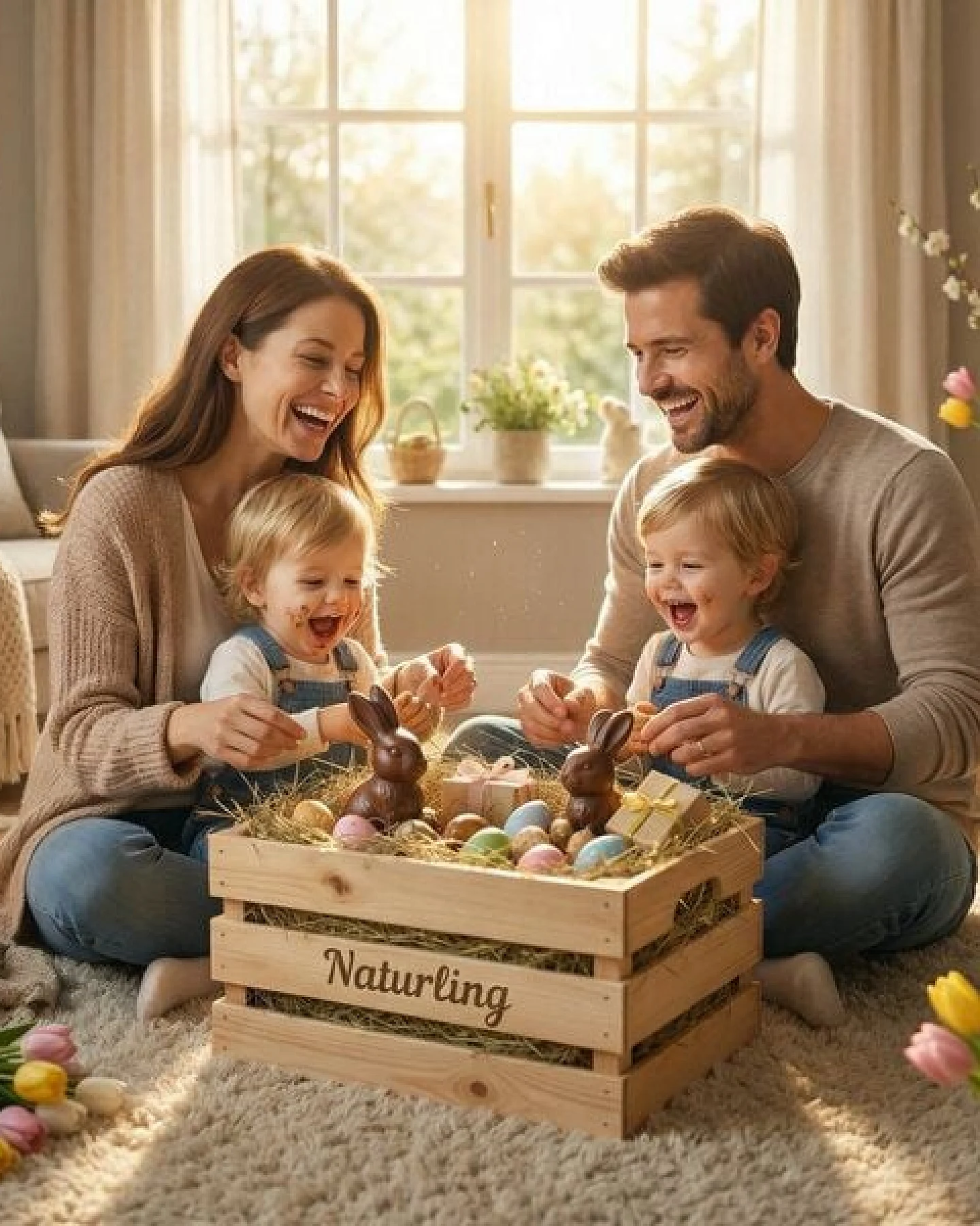 naturling Ostergras 500g - Holzwolle oder Heu für Osternest – Ansicht 4