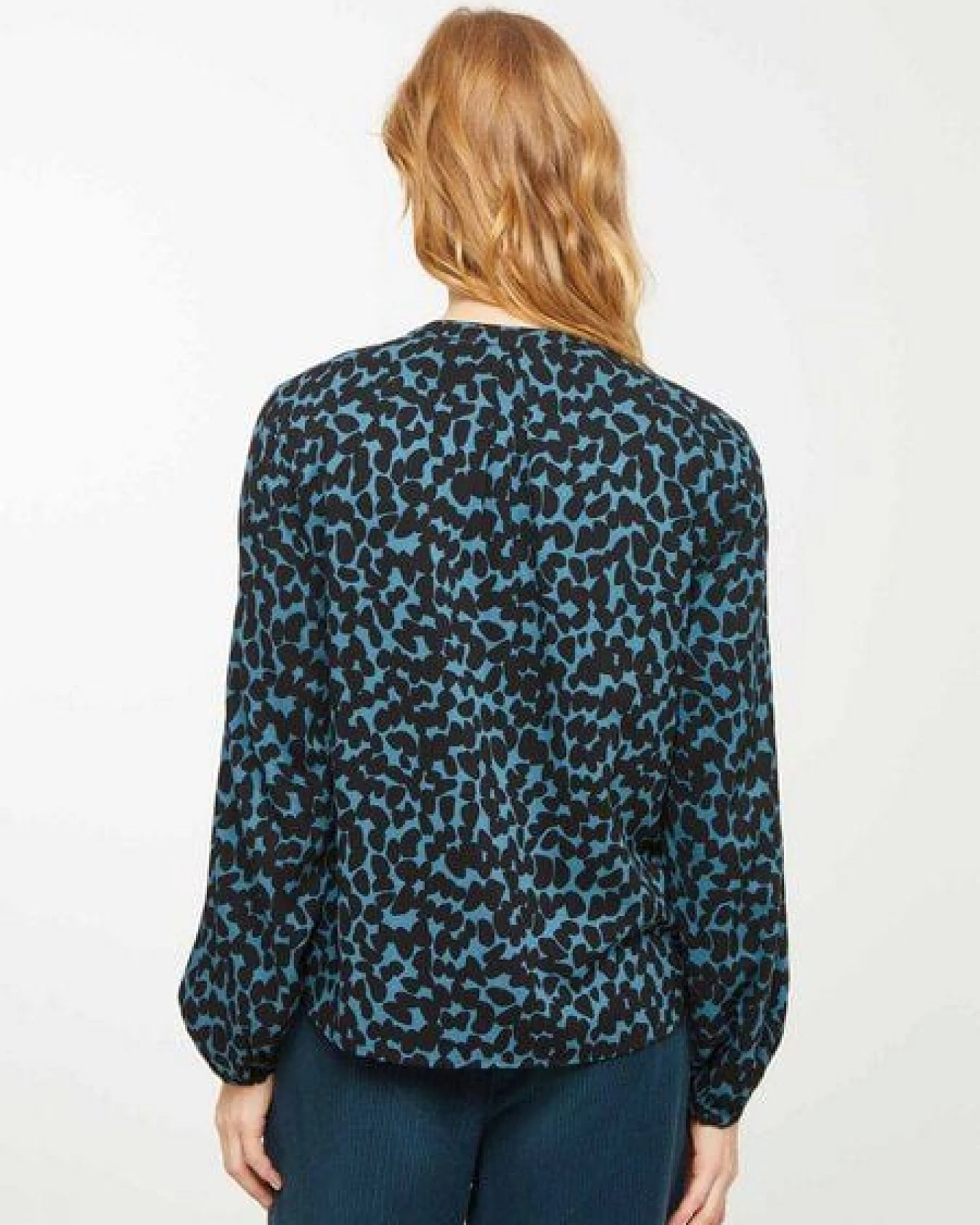 Damen Bluse aus LENZING ECOVERO - CARAMBOLA JUMBLE - recolution – Ansicht 3