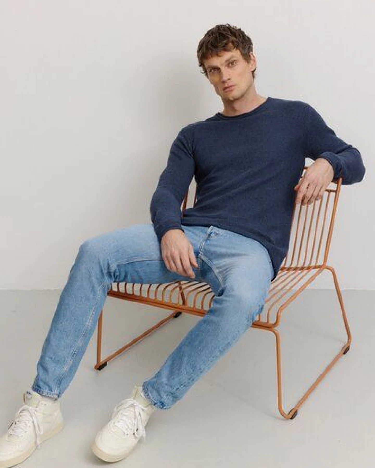 Herren Strickpullover aus Bio-Baumwolle - EUKALYPTUS - recolution – Ansicht 2