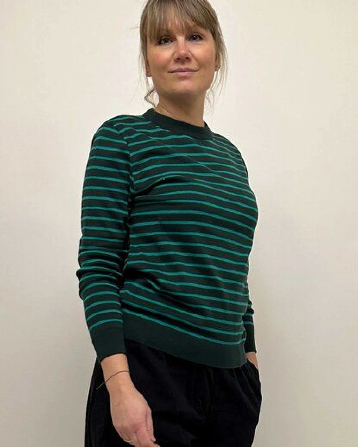 GROBUND Die Strickbluse Marie – GOTS zertifiziert aus 100 % Bio-Baumwolle – Ansicht 3