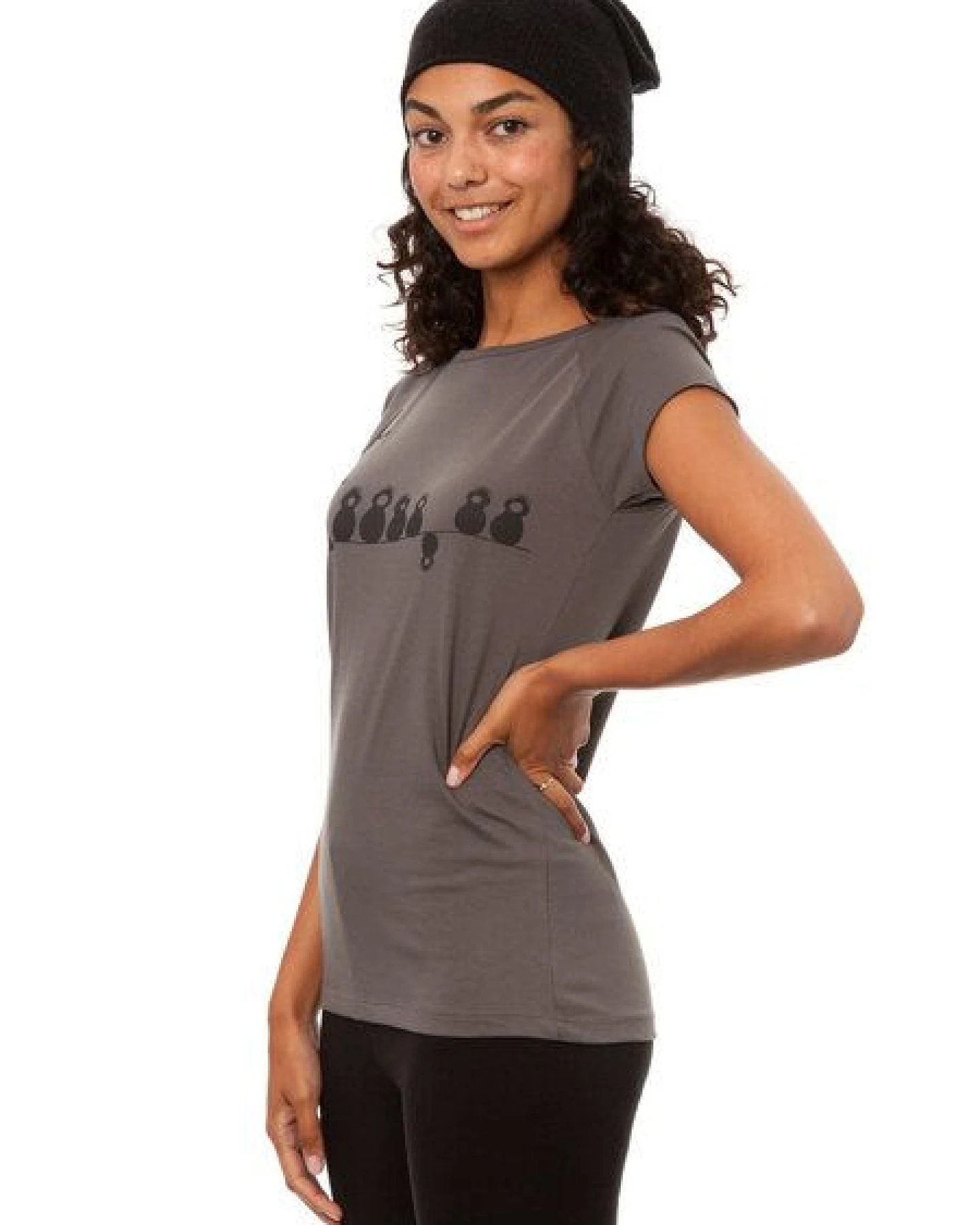 FellHerz Make Some Noise Cap Sleeve black/castlerock – Ansicht 3