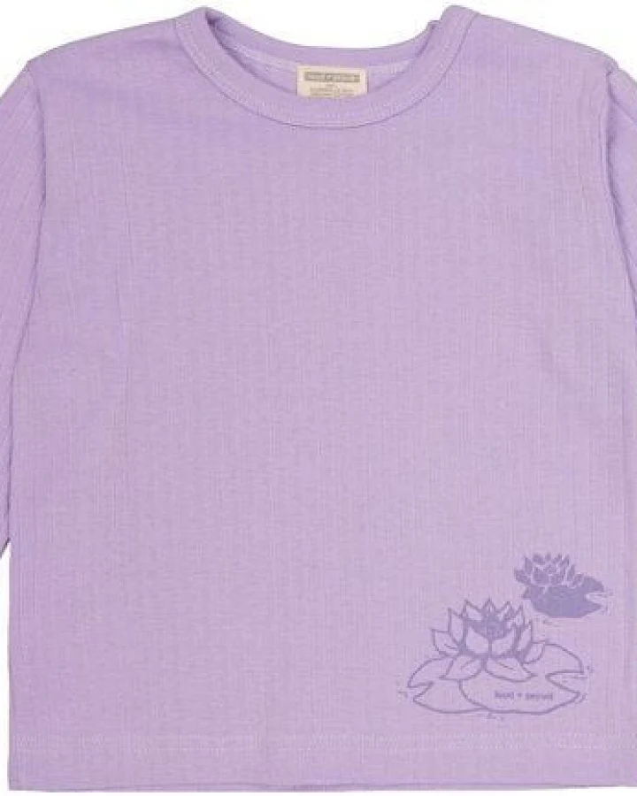 loud + proud Babys & Kinder Shirt Derby Rib mit Druck, GOTS-zertifiziert