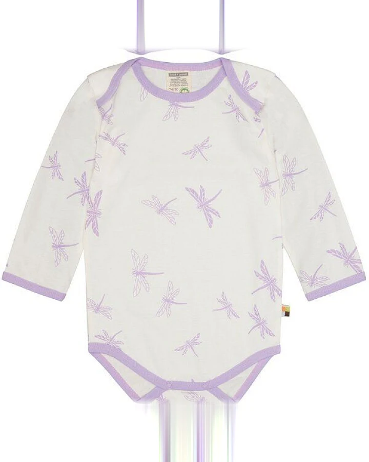loud + proud Babys & Kinder Body langarm Druck, GOTS-zertifiziert