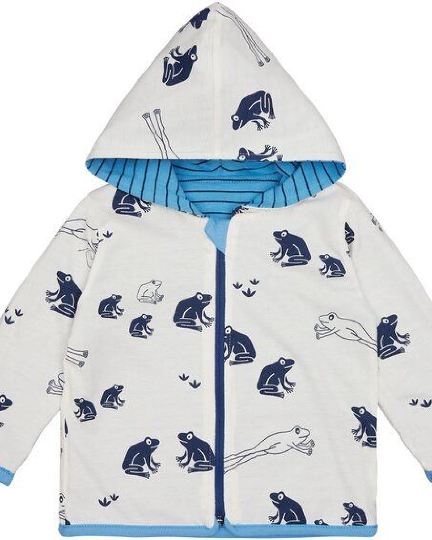 loud + proud Babys & Kinder Wendejacke mit Kapuze, GOTS-zertifiziert – Ansicht 2