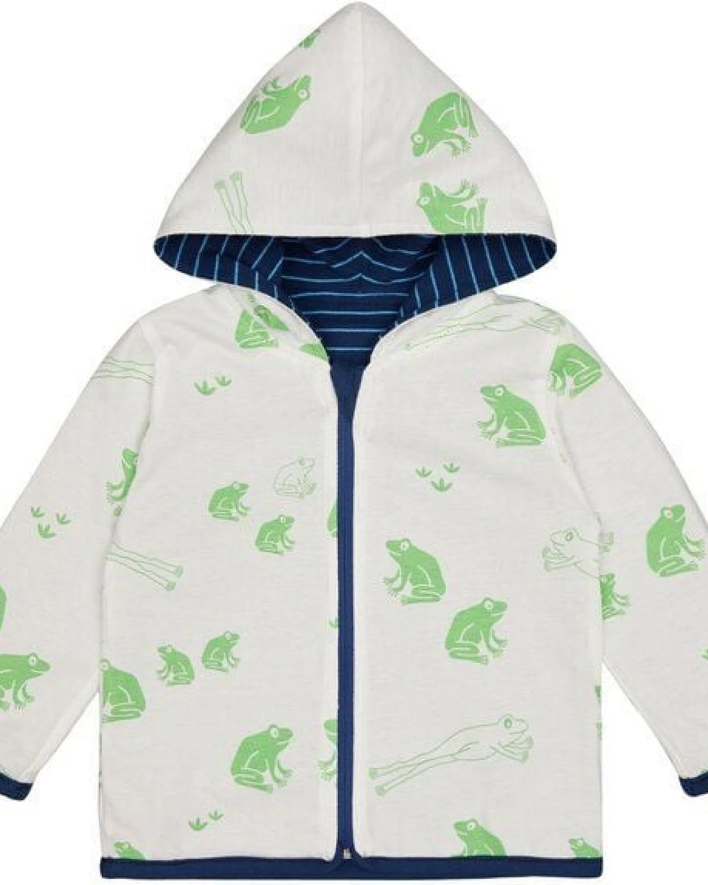 loud + proud Babys & Kinder Wendejacke mit Kapuze, GOTS-zertifiziert – Ansicht 2