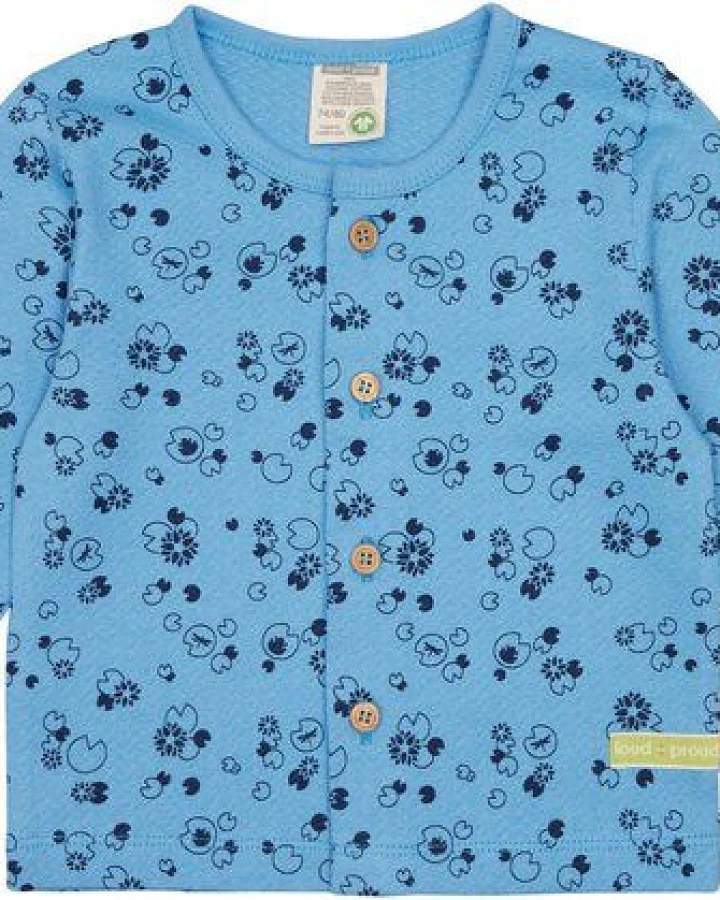 loud + proud Babys & Kinder Jacke aus Musseline Jersey mit Druck, GOTS-zertifiziert