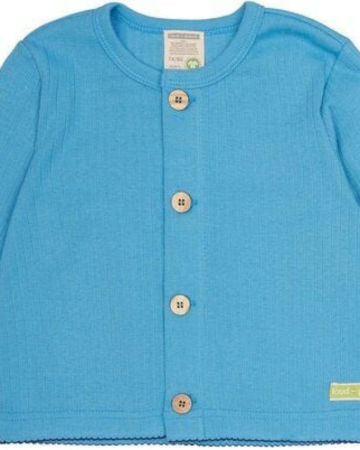 loud + proud Babys & Kinder Leichte Jacke aus Derby Rib, GOTS-zertifiziert