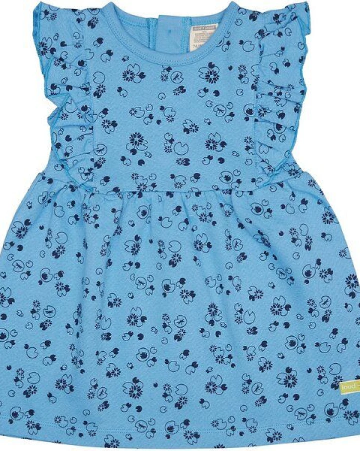 loud + proud Babys & Kinder Kleid aus Musseline Jersey mit Druck, GOTS-zertifiziert