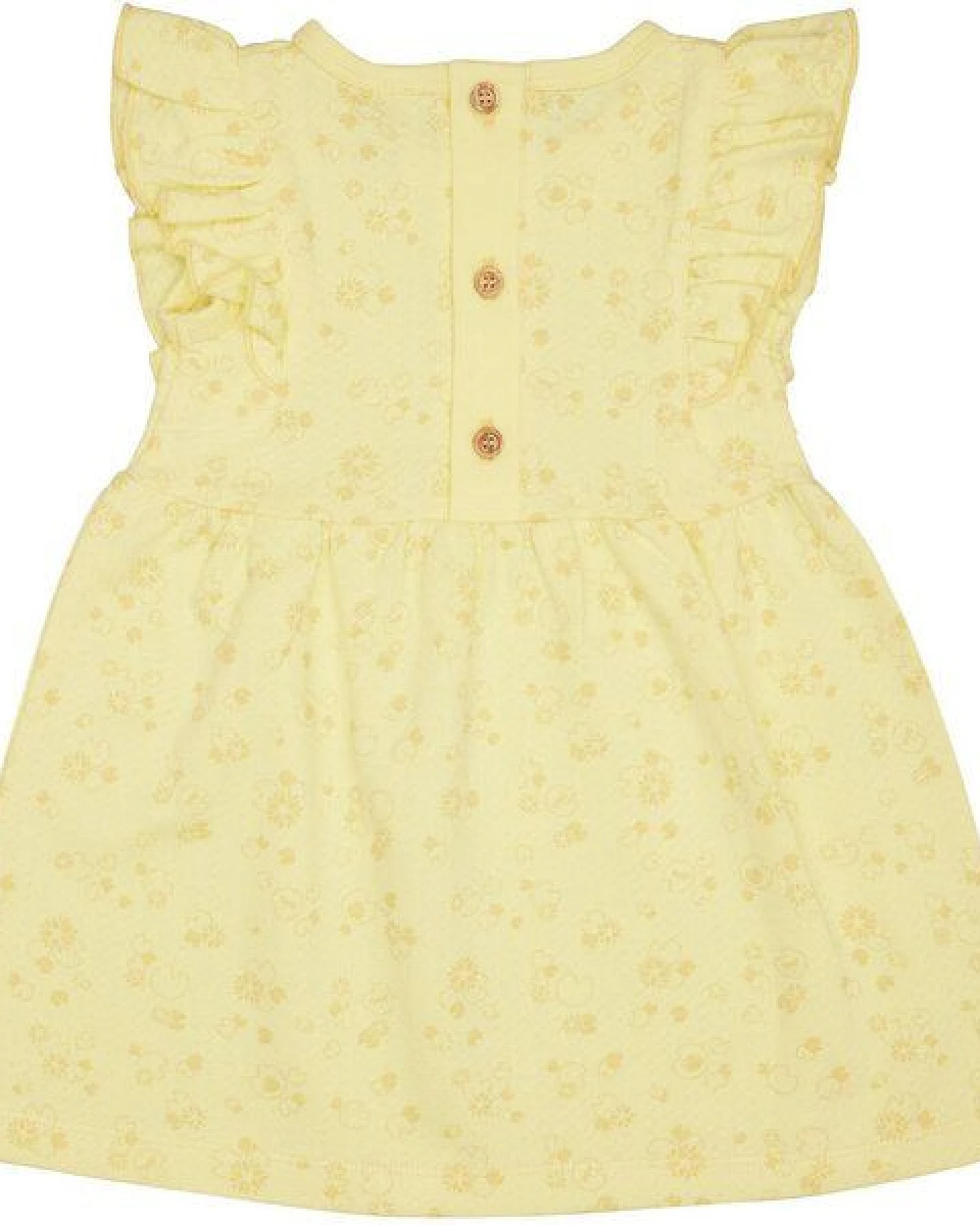 loud + proud Babys & Kinder Kleid aus Musseline Jersey mit Druck, GOTS-zertifiziert – Ansicht 2