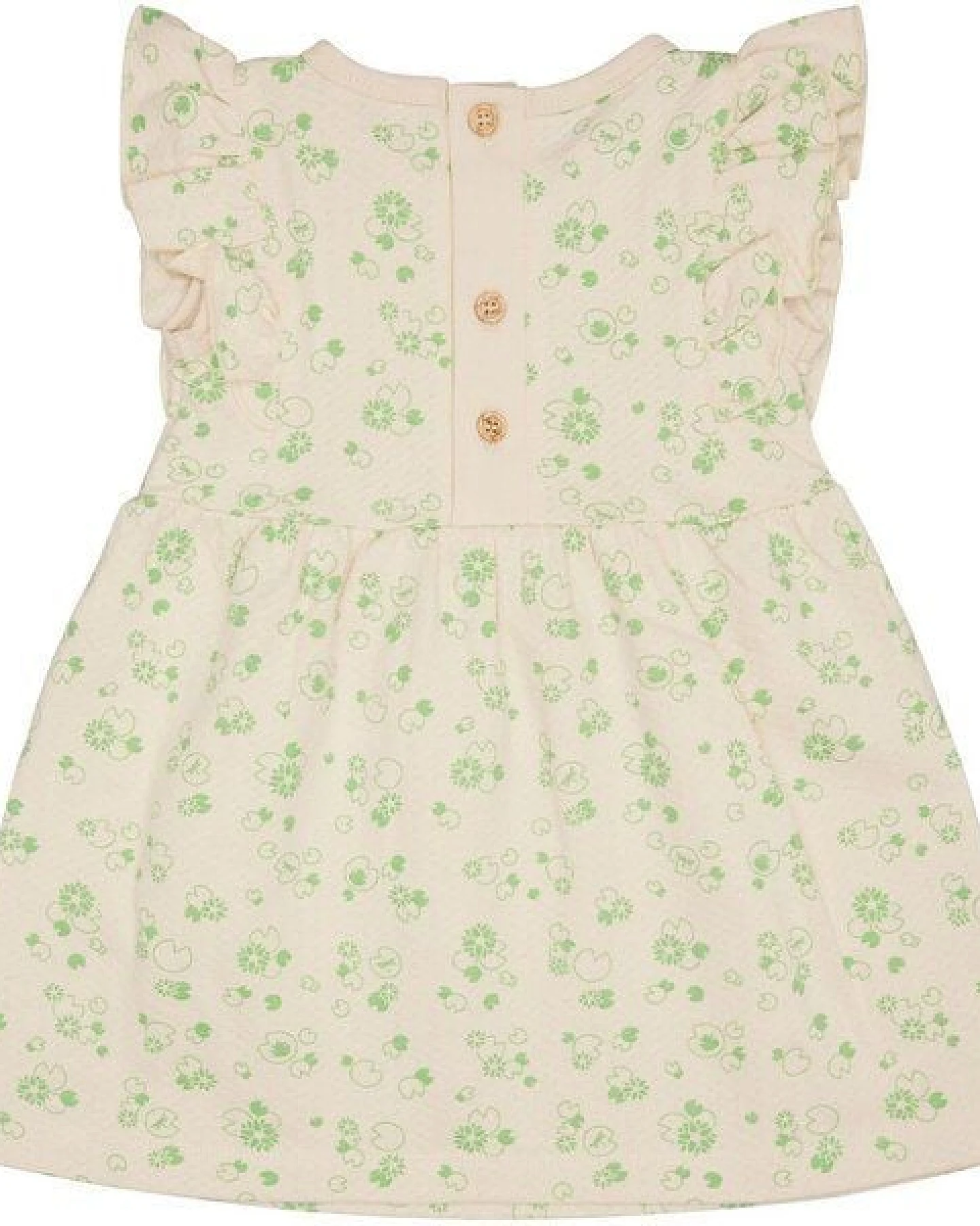 loud + proud Babys & Kinder Kleid aus Musseline Jersey mit Druck, GOTS-zertifiziert – Ansicht 2