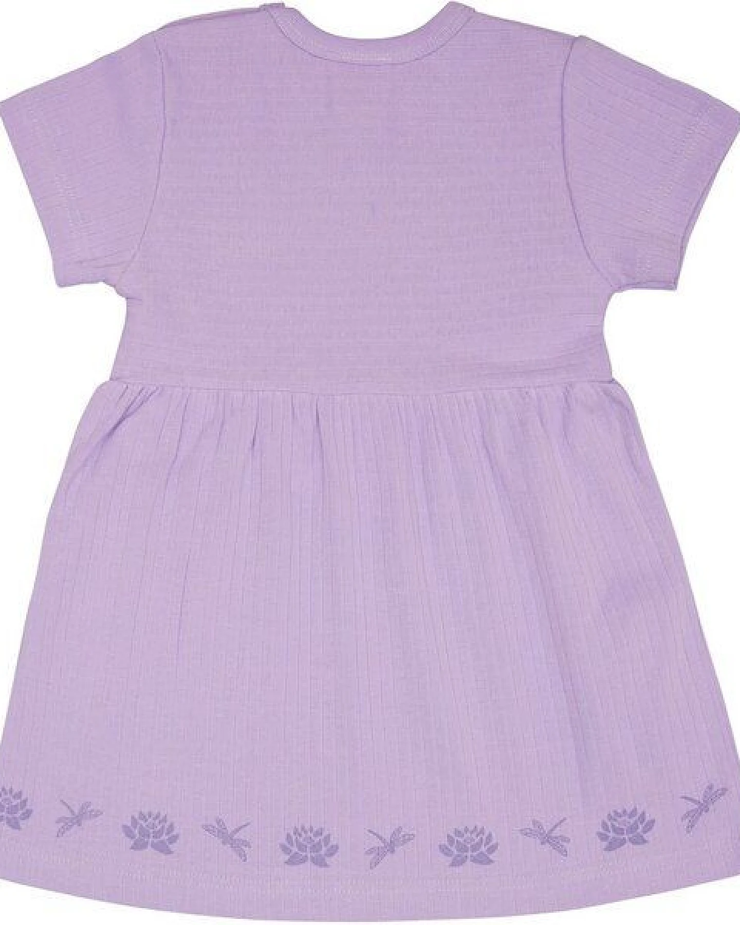 loud + proud Babys & Kinder Kleid Derby Rib, GOTS-zertifiziert – Ansicht 2