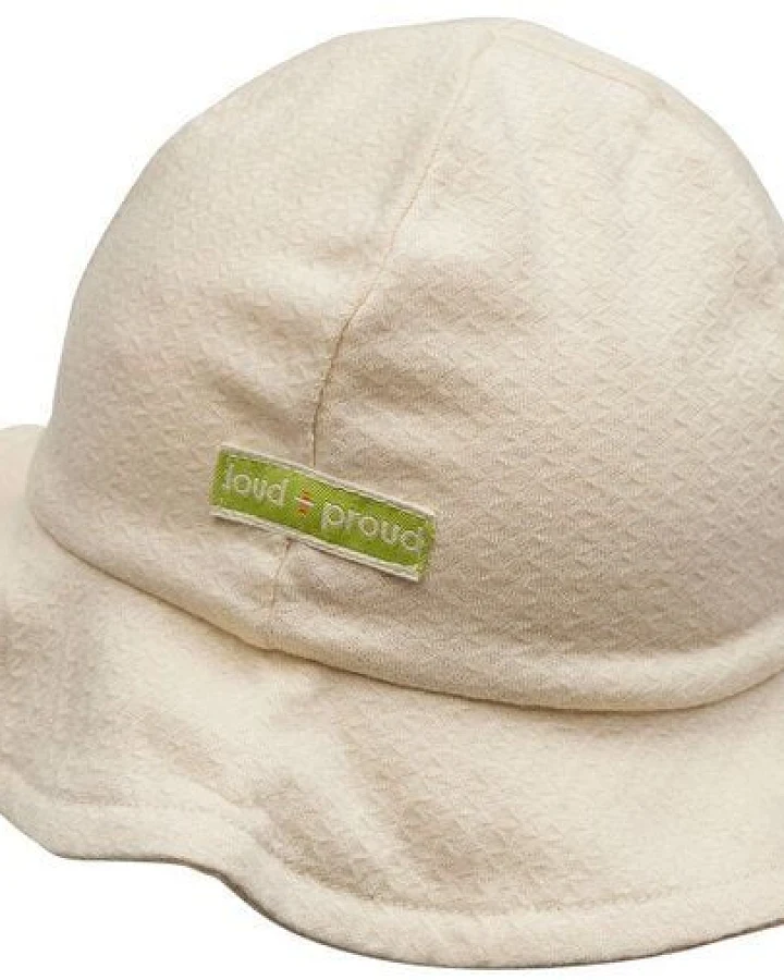 loud + proud Babys & Kinder Hut aus Musseline Jersey, GOTS-zertifiziert