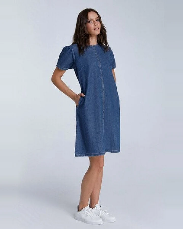 Evermind Jeanskleid - WA7022
