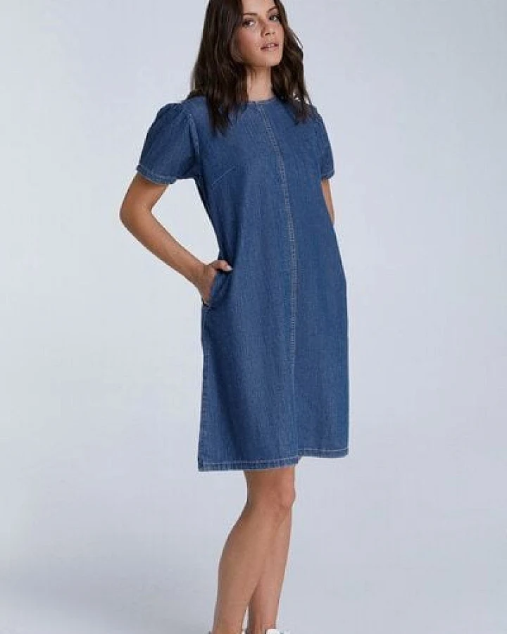 Evermind Jeanskleid - WA7022