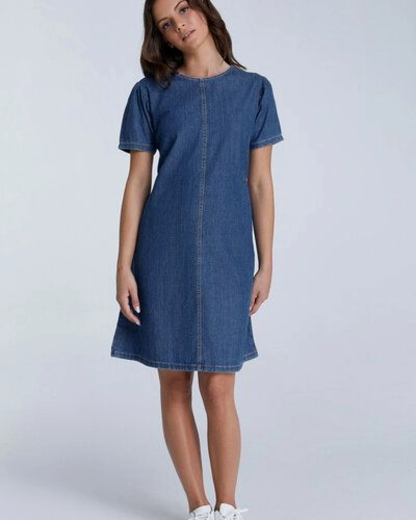Evermind Jeanskleid - WA7022 – Ansicht 3