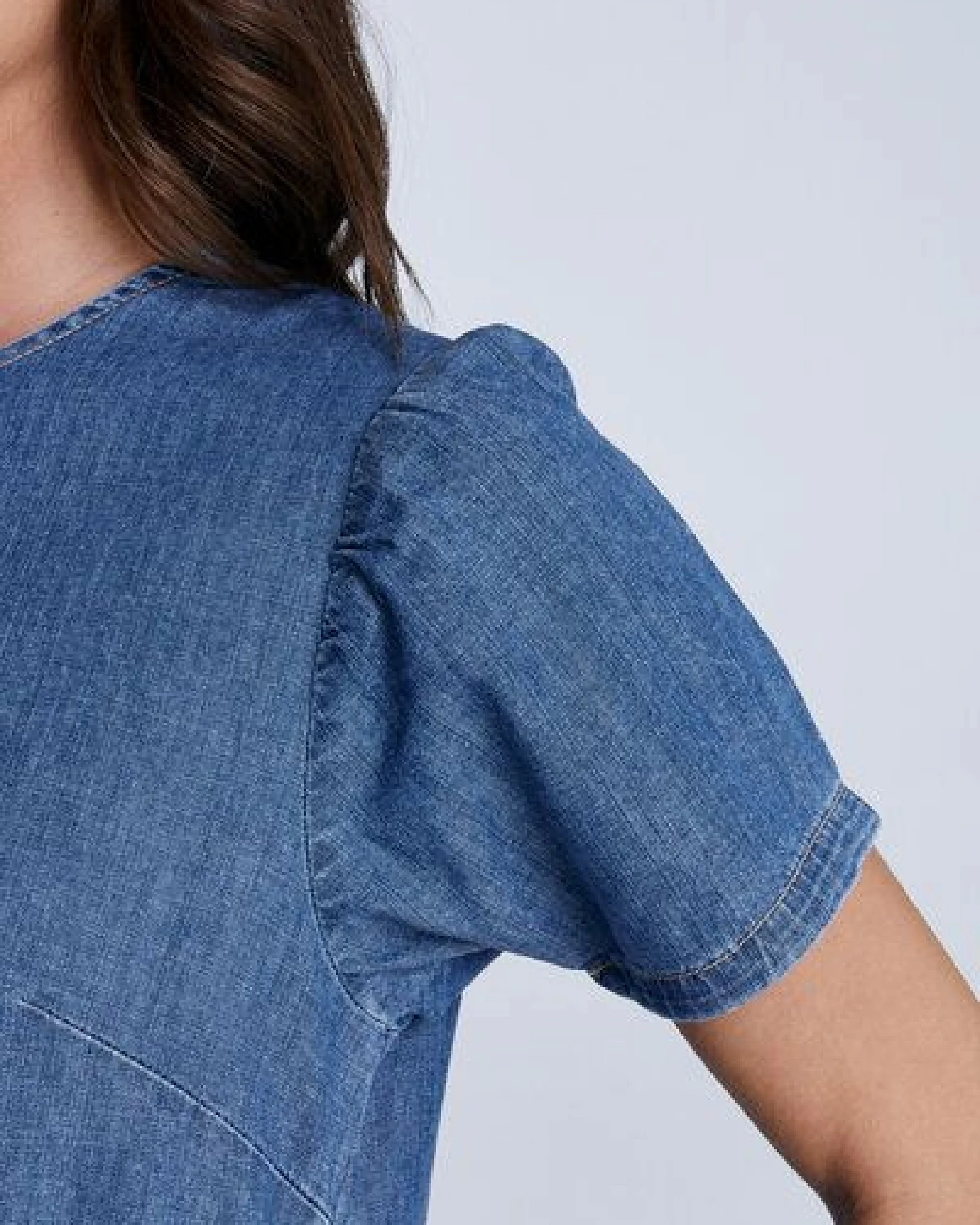 Evermind Jeanskleid - WA7022 – Ansicht 4