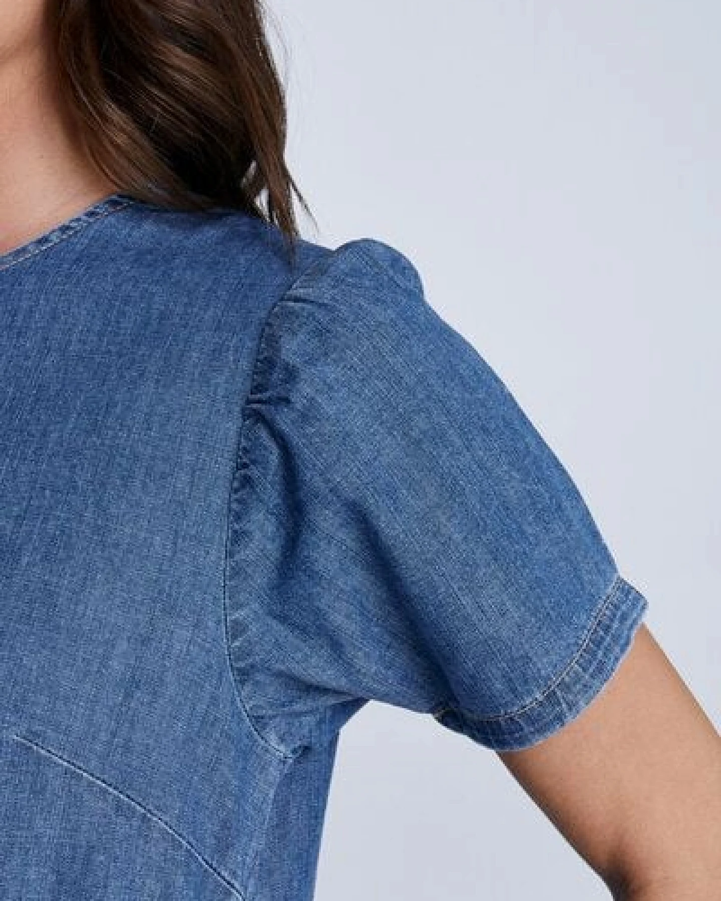 Evermind Jeanskleid - WA7022 – Ansicht 4