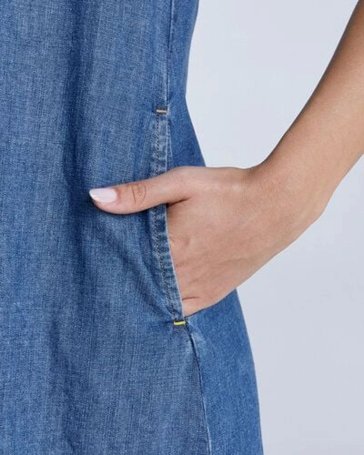 Evermind Jeanskleid - WA7022 – Ansicht 3