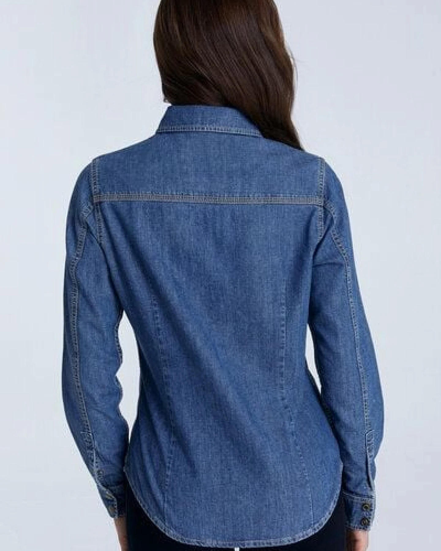 Evermind Jeanshemd - WA5022 – Ansicht 4