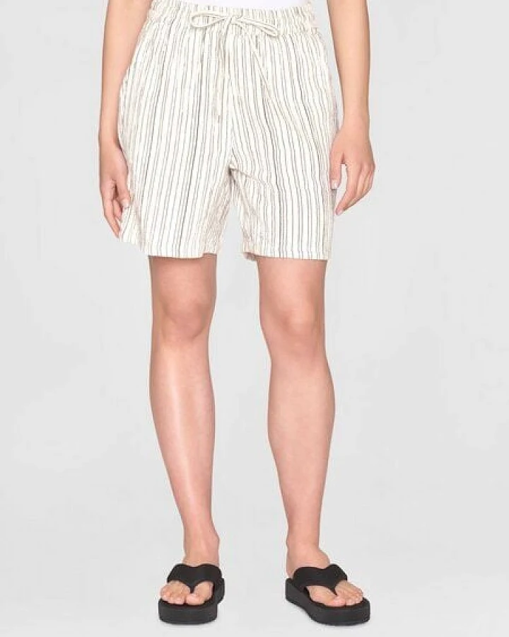 KnowledgeCotton Apparel Shorts STRIPED POSEY aus Bio-Baumwolle