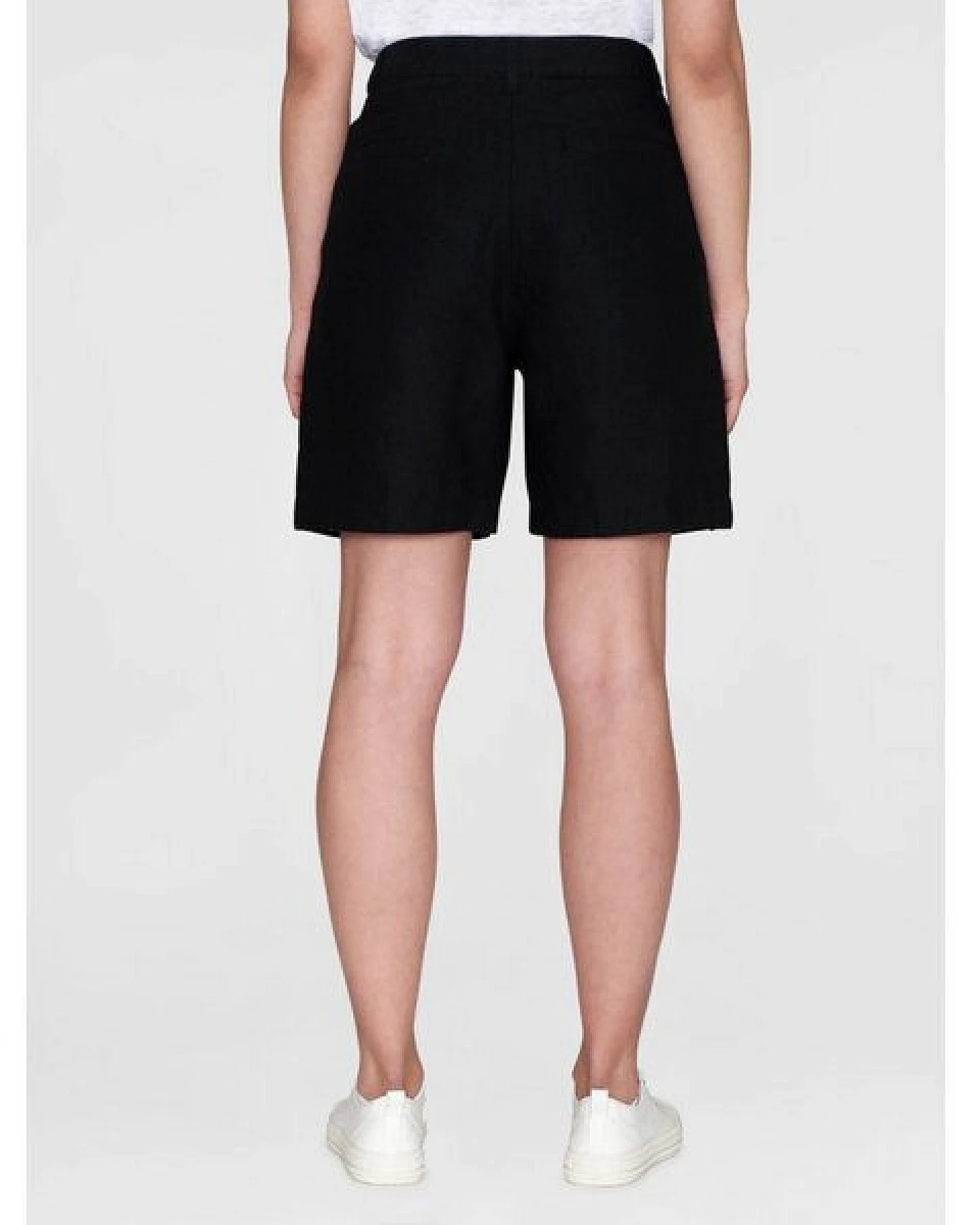 KnowledgeCotton Apparel High-Waist Shorts POSEY aus Bio-Leinen – Ansicht 2