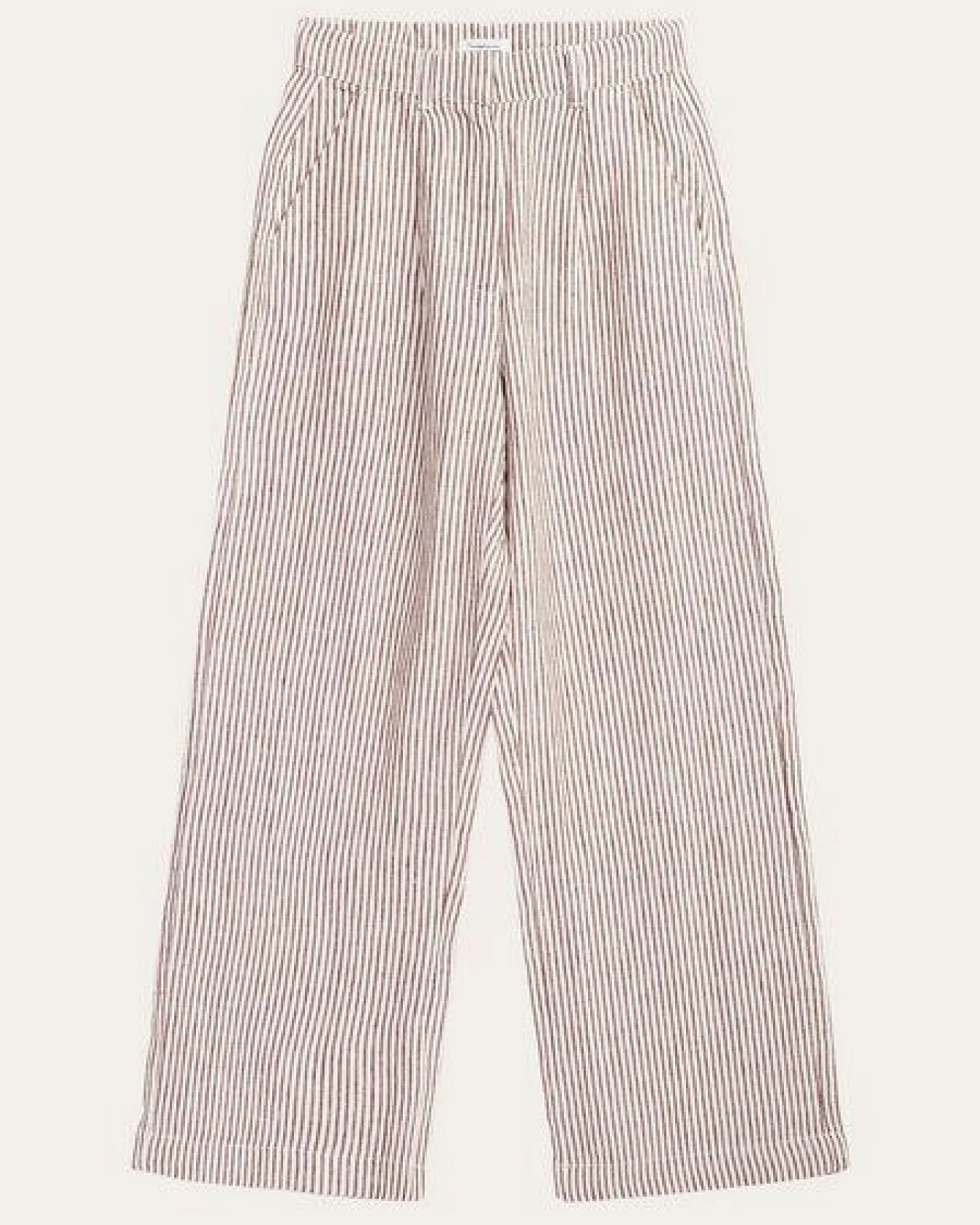 KnowledgeCotton Apparel Lange Hose STRIPED POSEY aus Bio-Baumwolle – Ansicht 3