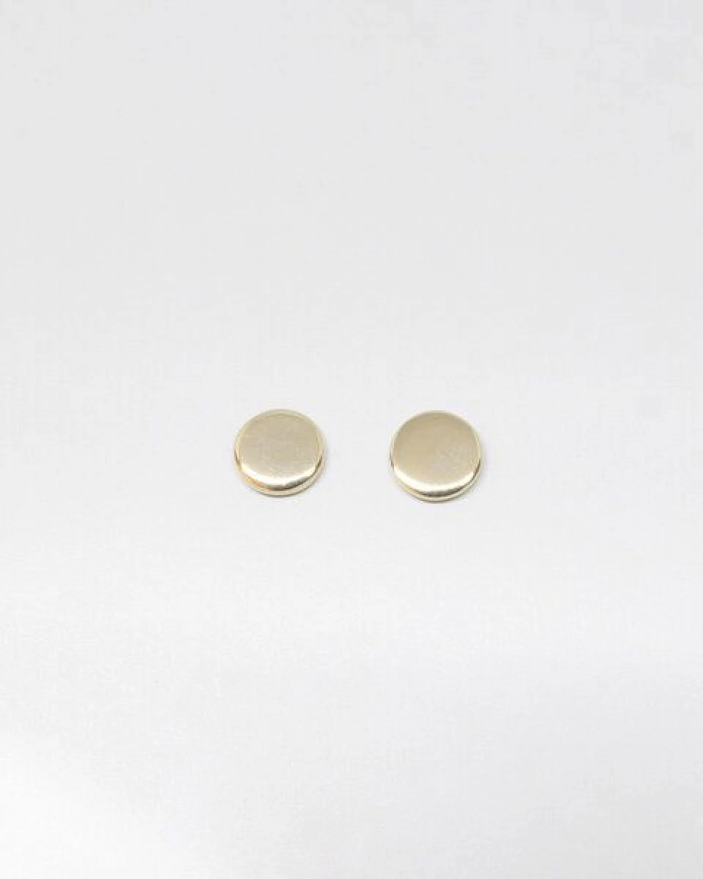 fejn jewelry Ohrstecker 'shiny disc' mit runden Plättchen – Ansicht 2