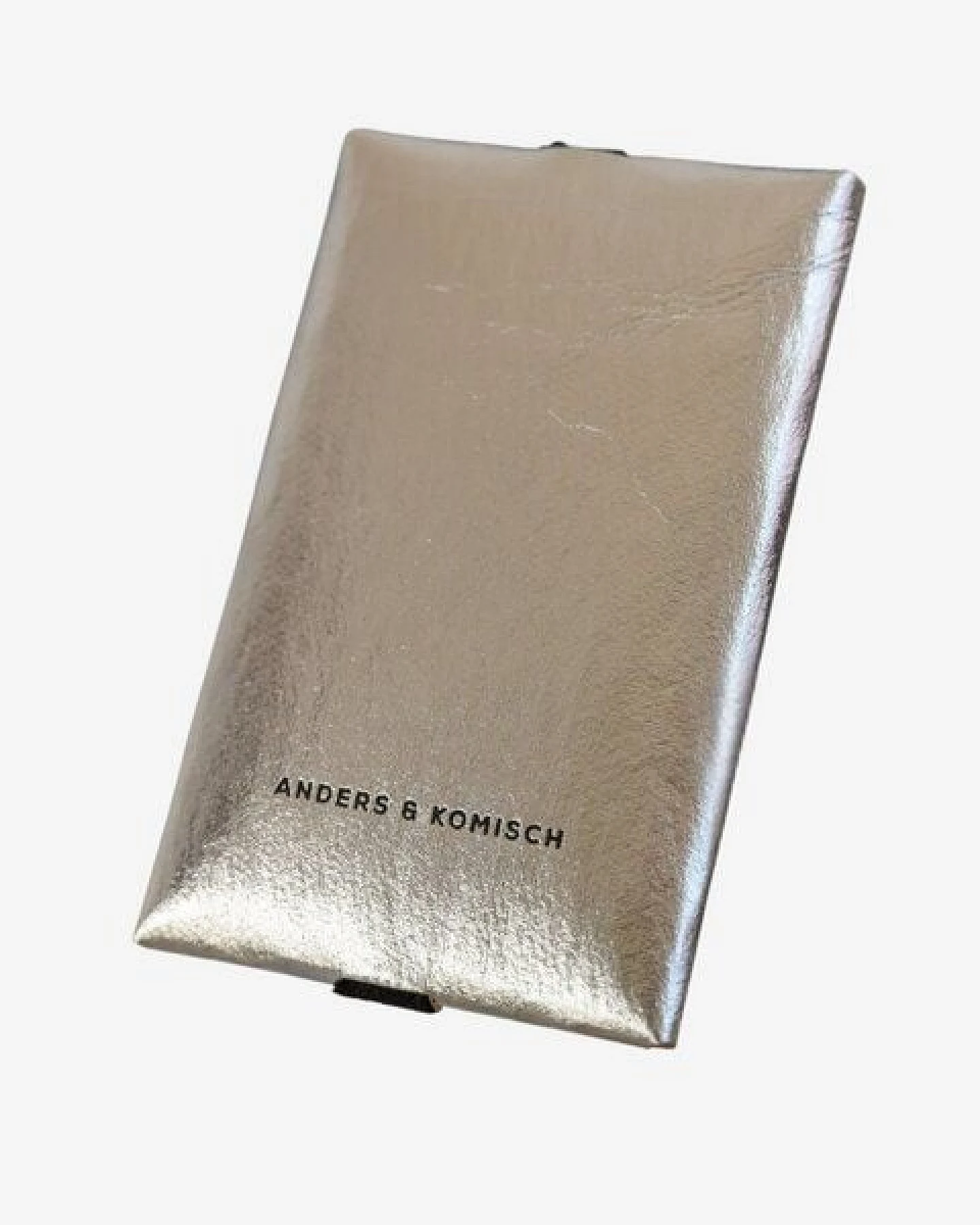 ANDERS & KOMISCH Kartenetui mit Münzfach in Silber - Slim Wallet - A&K TINY – Ansicht 3