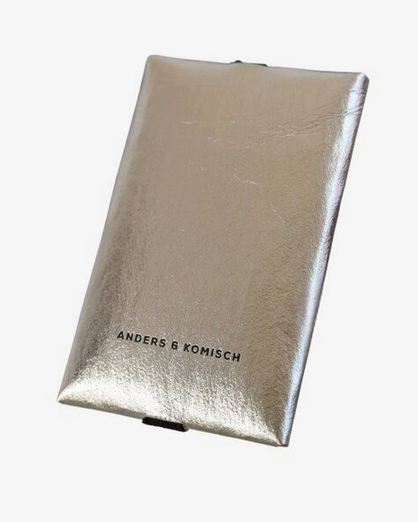 ANDERS & KOMISCH Kartenetui mit Münzfach in Silber - Slim Wallet - A&K TINY – Ansicht 3