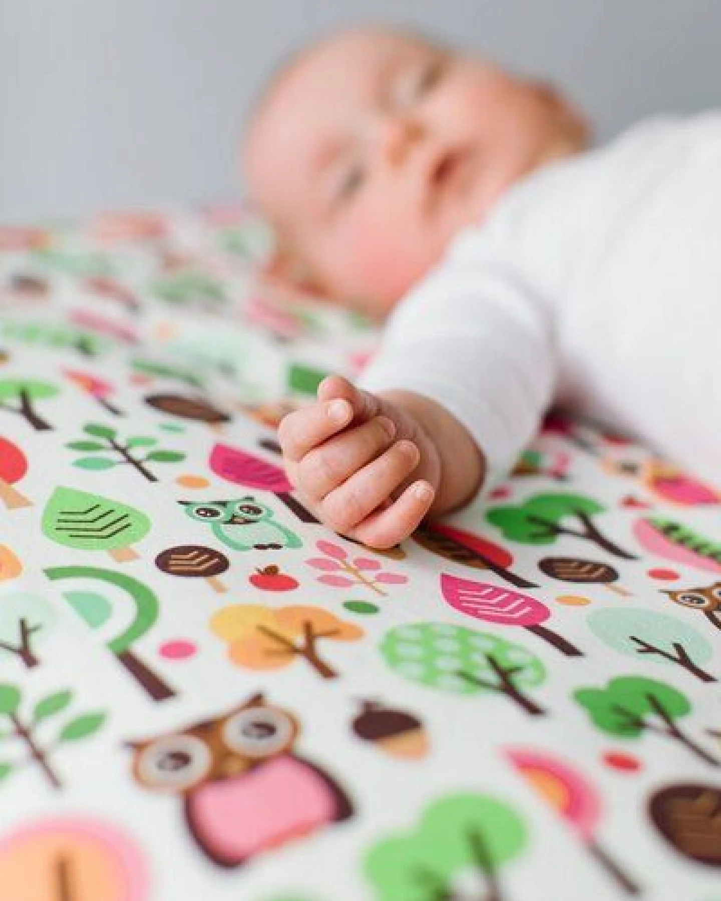 Millemarille Wickelunterlage to go "modern owls pink" – Ansicht 2