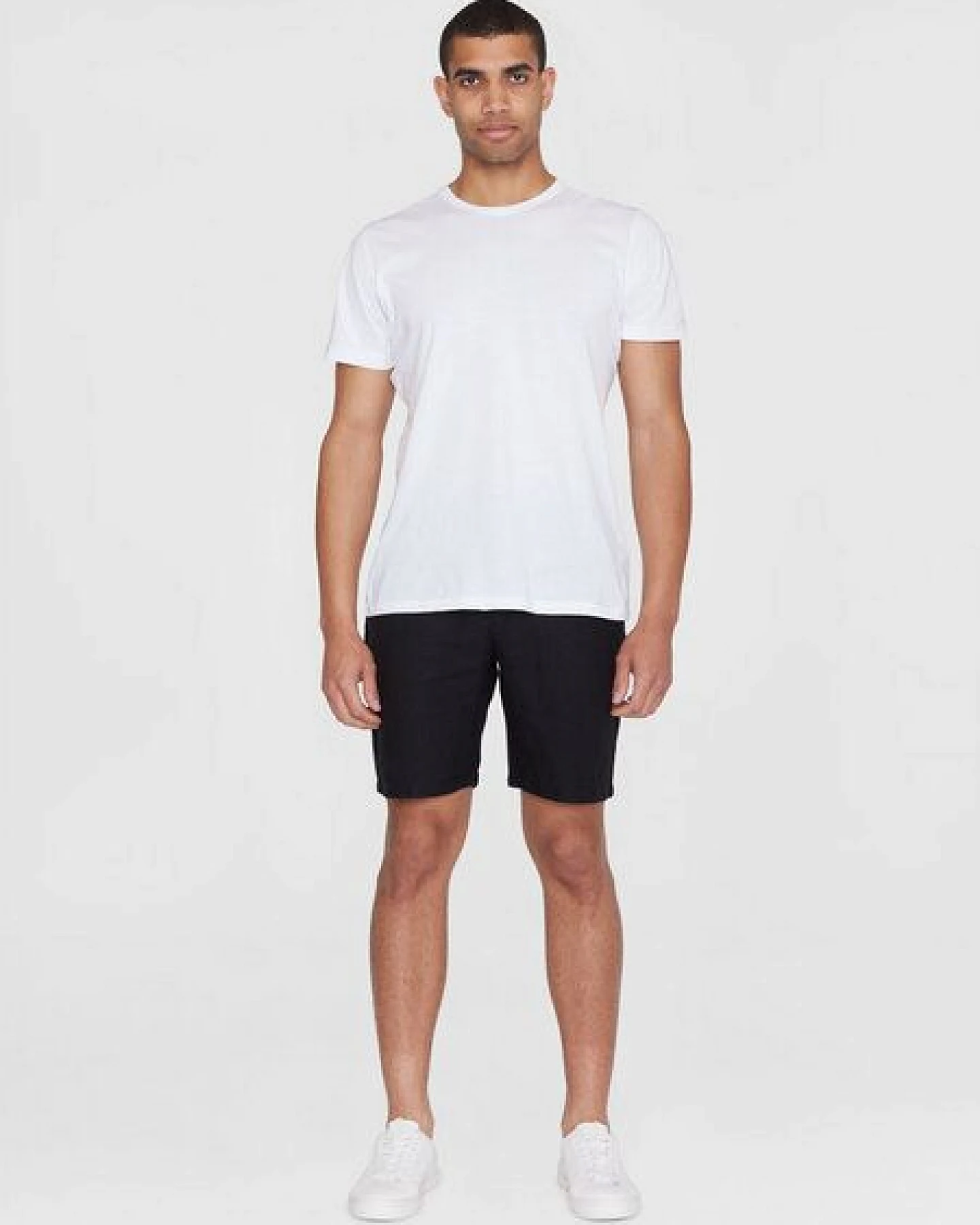 KnowledgeCotton Apparel Kurze Leinenhose - Chuck Regular – Ansicht 3