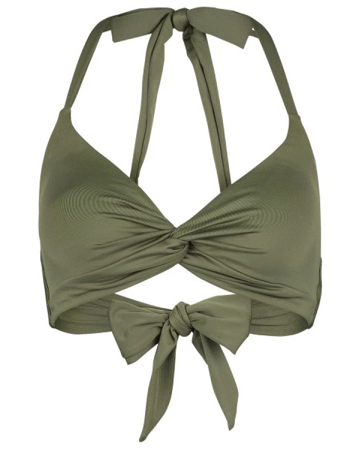 DEDICATED - Women's Bikini Top Gullholma - Bikini-Top Gr XS oliv
