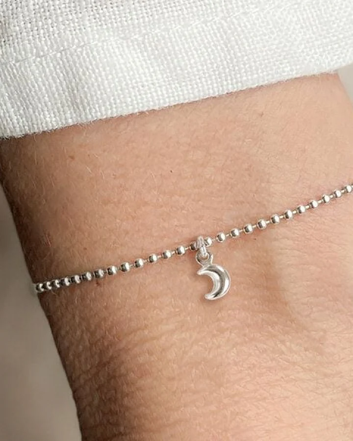 renna deluxe Armband mit Mond Anhänger