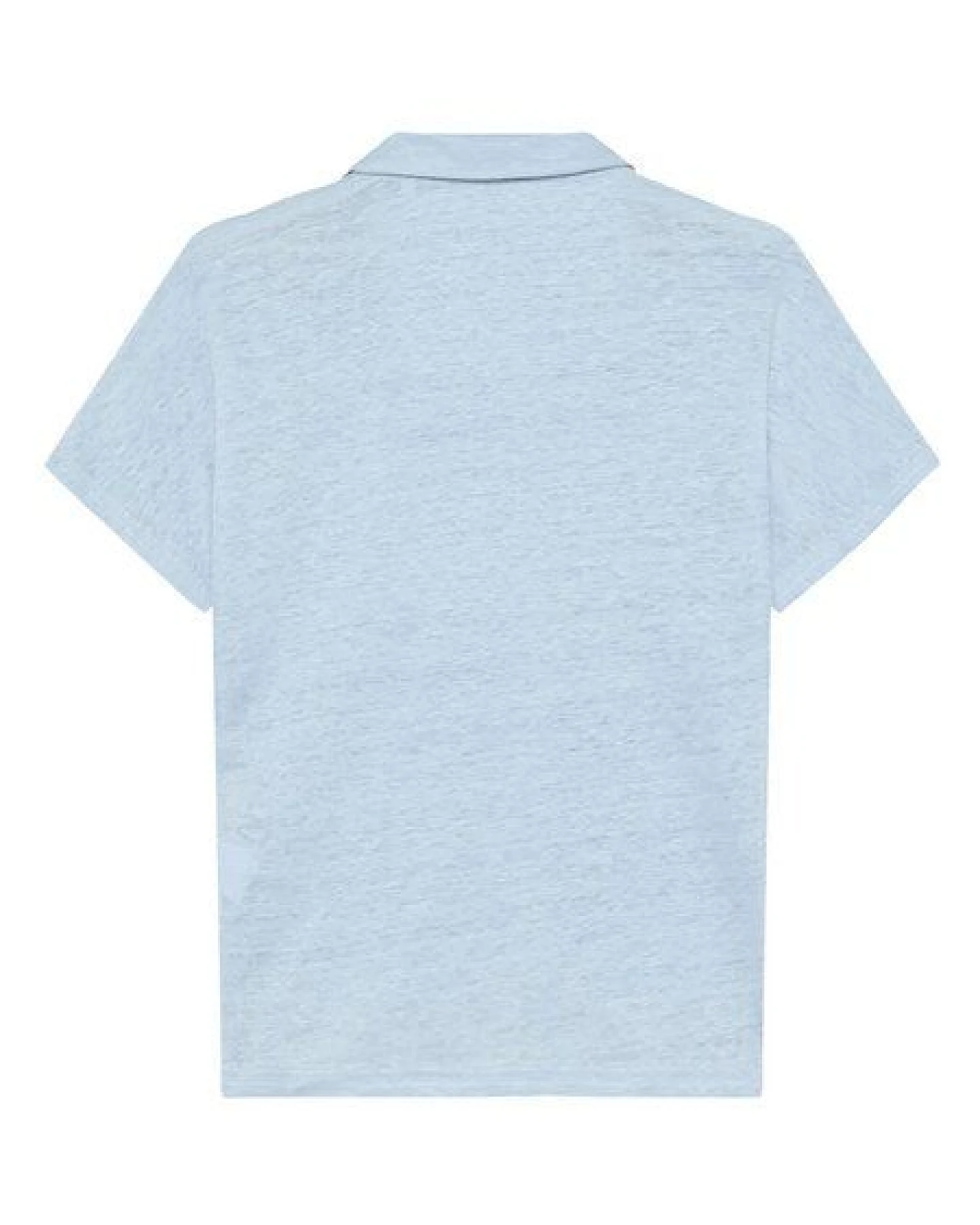 KnowledgeCotton Apparel Poloshirt BAT SLEEVE aus Bio-Leinen – Ansicht 3