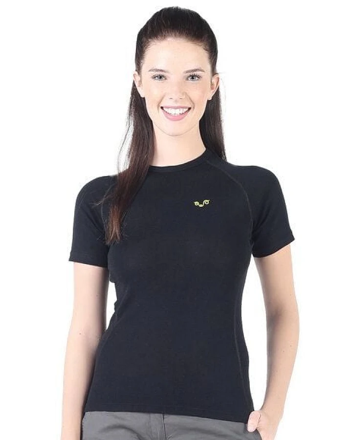 Woolona Kurzarmshirt - BISE - 100% Merinowolle