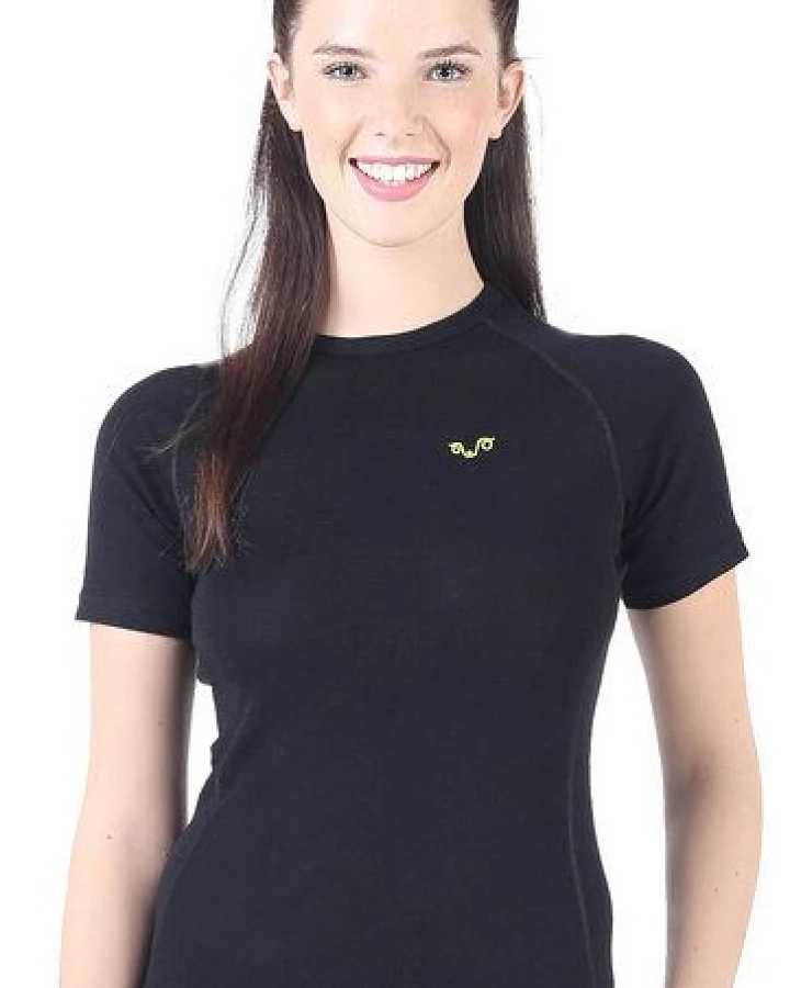 Woolona Kurzarmshirt - BISE - 100% Merinowolle