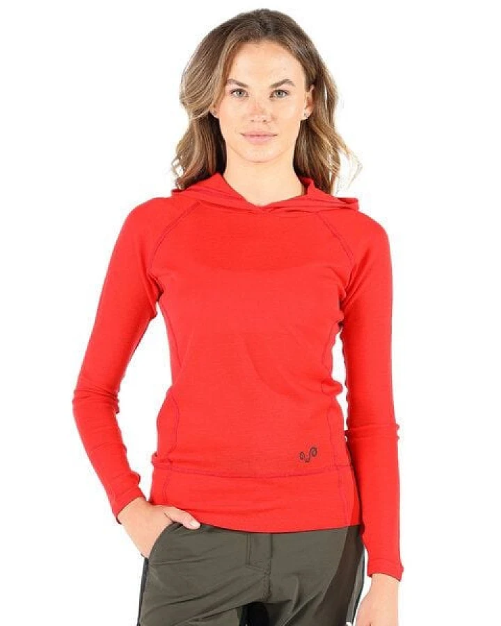 Woolona Langarm Hoodie - SONATRA - 100% Merinowolle