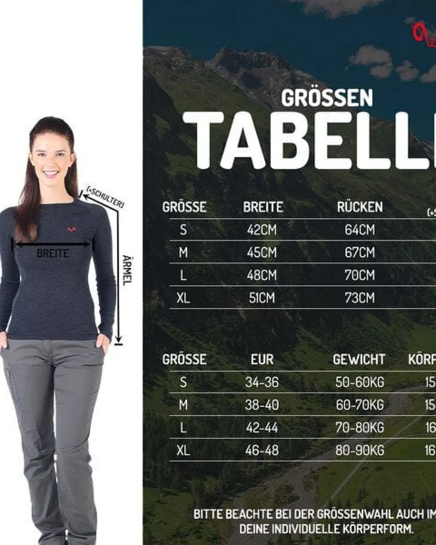 Woolona Langarmshirt - ALIZE - 100% Merinowolle – Ansicht 2