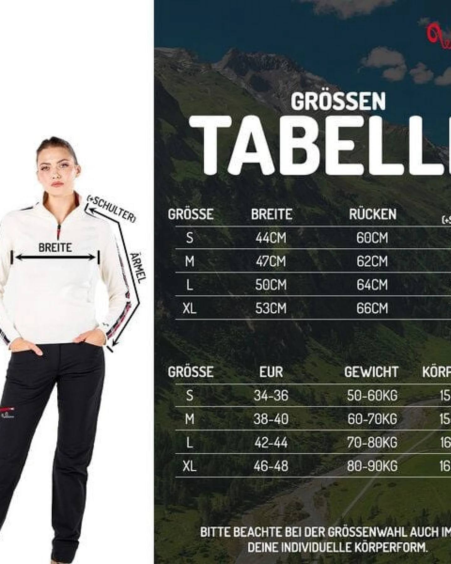 Woolona Merino Pullover Damen - ASYA - 100% Merinowolle 1/4 (Zip) – Ansicht 4
