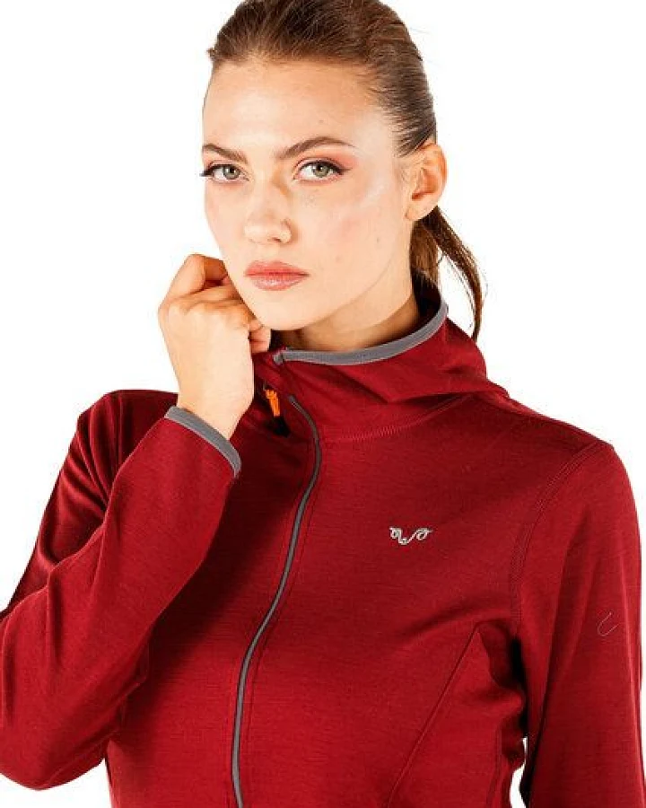 Woolona Merino Zipper Damen - MARIN - Zip